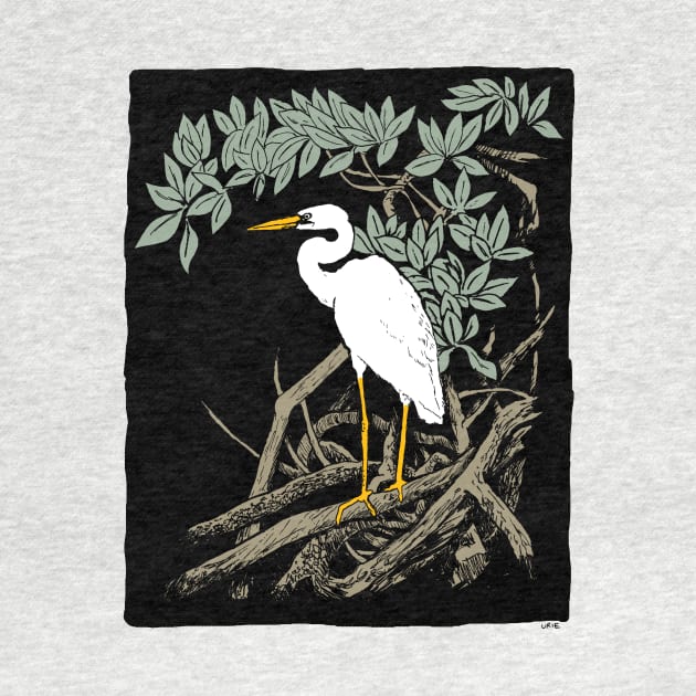 Mangrove Egret by OBSUART